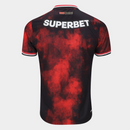 Camisa São Paulo 24/25 Torcedor Comemorativa New Balance Masculina - Preto+Vermelho