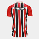 Camisa São Paulo II 25/26 Torcedor New Balance Masculina - Vermelho+Branco