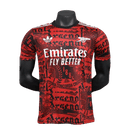 Camisa Arsenal 25/26 Treino - Vermelho Escuro - Versão Jogador - Brazil Guetto Store