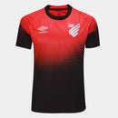 Camisa Athletico Paranaense I 25/26 Torcedor Umbro Masculina - Vermelho+Preto - Brazil Guetto Store