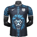 Camisa Barcelona Lion Edition 25/26 - Azul - Versão Jogador - Brazil Guetto Store