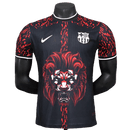 Camisa Barcelona Lion Edition 25/26 - Vermelha - Versão Jogador - Brazil Guetto Store