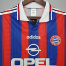 Camisa Bayern de Munique Retrô 1995/1997 Azul e Vermelha - Adidas - Brazil Guetto Store