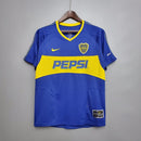Camisa Boca Juniors Retrô 03/04 - Nike - Azul e Amarela - Brazil Guetto Store