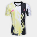 Camisa Juventus 25/26 Pré Jogo Adidas Masculina - Amarelo+Preto - Brazil Guetto Store
