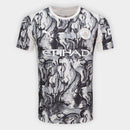 Camisa Manchester City Prematch 26/27 Masculina - Branco - Brazil Guetto Store
