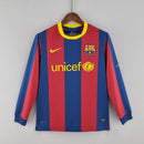 Camisa Manga Longa Barcelona 10/11 Nike - Grená - Brazil Guetto Store