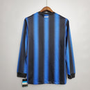 Camisa Manga Longa Inter de Milão I 10/11 Nike - Azul e Preto - Brazil Guetto Store