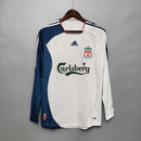 Camisa Manga Longa Liverpool 06/07 Adidas - Branco - Brazil Guetto Store