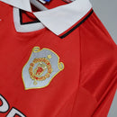 Camisa Manga Longa Manchester United 1999 Umbro - Vermelho - Brazil Guetto Store
