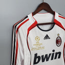 Camisa Manga Longa Milan Champions League 06/07 Adidas - Branco - Brazil Guetto Store