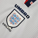 Camisa Manga Longa Seleção Inglaterra 1998 Umbro - Branco - Brazil Guetto Store