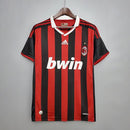 Camisa Milan Retrô 09/10 - Adidas - Vermelha e Preta - Brazil Guetto Store