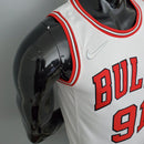 Camisa NBA Chicago Bulls 91 Rodman - 75° Aniversário White - Brazil Guetto Store