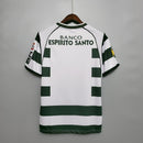 Camisa Retrô Sporting I Home 01/03 - Masculina - Verde e Branca - Brazil Guetto Store