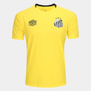Camisa Santos 25/26 Treino Umbro Masculina - Amarelo+Preto - Brazil Guetto Store
