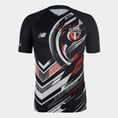 Camisa São Paulo 25/26 s/n° Pré Jogo New Balance Masculina - Preto - Brazil Guetto Store