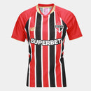 Camisa São Paulo II 25/26 Torcedor New Balance Feminina - Vermelho+Branco - Brazil Guetto Store