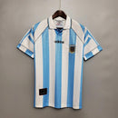 Camisa Seleção Argentina Retrô 1997-1998 Azul e Branca - Adidas - Brazil Guetto Store