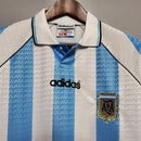 Camisa Seleção Argentina Retrô 1997-1998 Azul e Branca - Adidas - Brazil Guetto Store