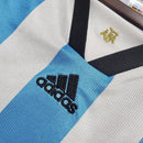 Camisa Seleção Argentina Retrô 1998 Azul e Branca - Adidas - Brazil Guetto Store