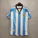 Camisa Seleção Argentina Retrô 1998 Azul e Branca - Adidas - Brazil Guetto Store