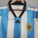 Camisa Seleção Argentina Retrô 1998 Azul e Branca - Adidas - Brazil Guetto Store
