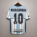 Camisa Seleção Argentina Retrô 2001 Azul e Branca- Fila - Brazil Guetto Store