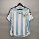 Camisa Seleção Argentina Retrô 2006 Azul e Branca- Adidas - Brazil Guetto Store