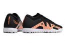 Chuteira Society Nike Air Zoom TF Preto/Laranja - Low