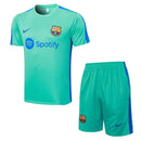 Conjunto de Treino do Barcelona - Verde e Azul - Brazil Guetto Store