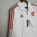 Corta-vento Flamengo Adidas - Branco+Vermelho - Brazil Guetto Store