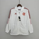 Corta-vento Flamengo Adidas - Branco+Vermelho - Brazil Guetto Store