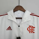 Corta-vento Flamengo Adidas - Branco+Vermelho - Brazil Guetto Store