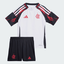 Kit Infantil Flamengo II 2025 s/n° Torcedor Adidas - Branco - Brazil Guetto Store