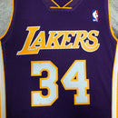 Regata Mitchell & Ness Lakers Shaquille O'Neal 1999-2000 Roxa - Brazil Guetto Store