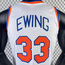 Regata Mitchell & Ness New York Knicks Patrick Ewing 1985-86 Branca - Brazil Guetto Store