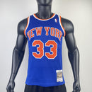 Regata Mitchell & Ness New York Knicks Road Patrick Ewing 1991-1992 Azul - Brazil Guetto Store
