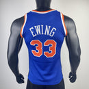 Regata Mitchell & Ness New York Knicks Road Patrick Ewing 1991-1992 Azul - Brazil Guetto Store